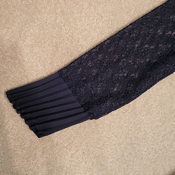 Sandro black lace fit and flare dress - Picture 13 of 14